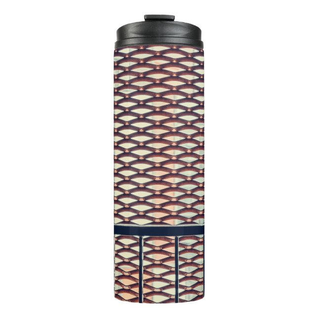 Termo Granja de acero gris (Anverso)