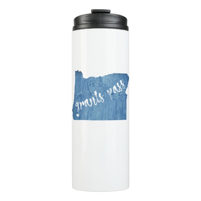 Termo Granjas pasan grano de madera de Oregón (Anverso)