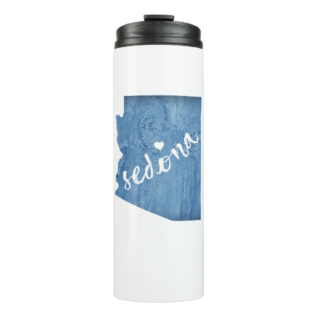 Termo Grano de madera de Sedona Arizona (Anverso)