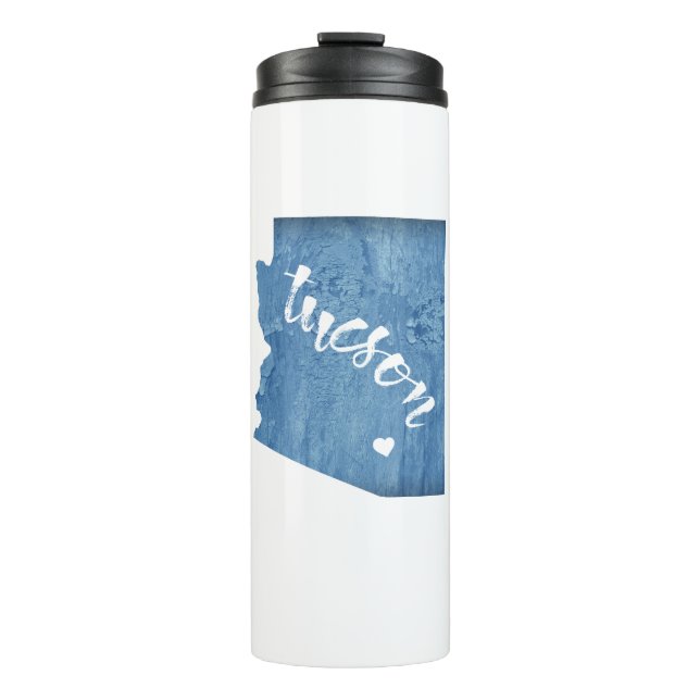 Termo Grano de madera de Tucson Arizona (Anverso)