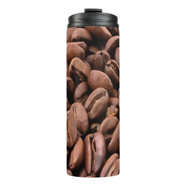 Termo Granos de café tostados artísticos (Anverso)