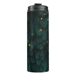 TERMO GREEN CHRISTMAS TREE WITH LIGHTS