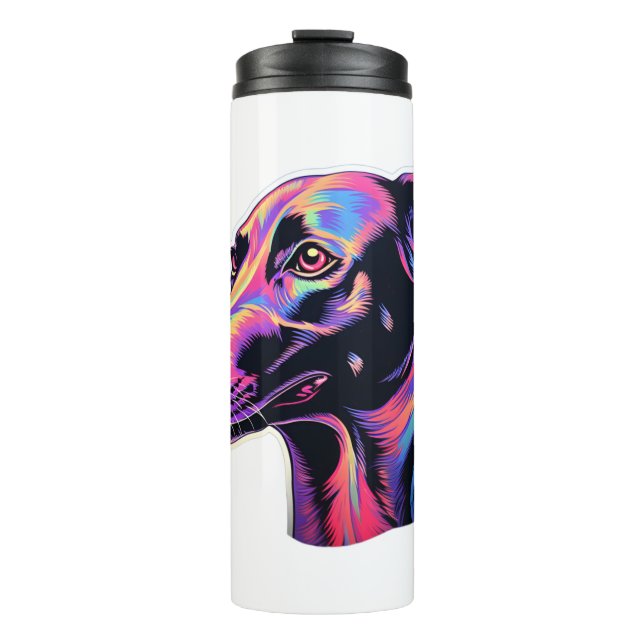 Termo Greyhound Neon Design (Anverso)