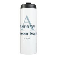 groomsmen de equipo simple y personalizado en mono