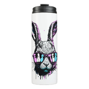 Termo Groovi Rabbit Bunny Face Con Gafas De Sol Pascua