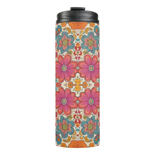 Termo Groovy Floral Power Pattern (Anverso)