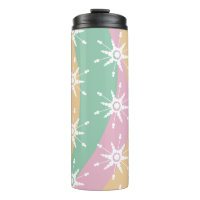 Groovy Navidades Snowflake Swirl Marble