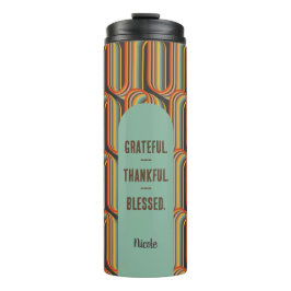 Termo Groovy Resumen Agradecido Agradecimiento Bendecido