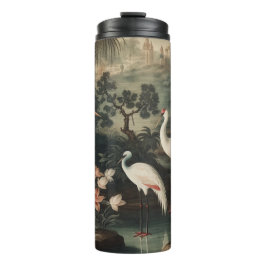 Termo grúas y palacios vintage del trópico