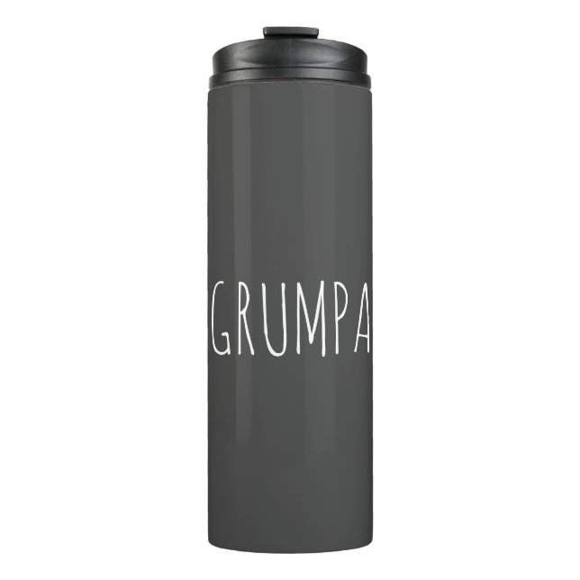 Termo Grumpa Novedad divertida para el abuelo Grumpy (Anverso)