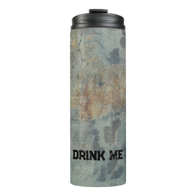 Termo Grunge en la taza térmica verde (Anverso)