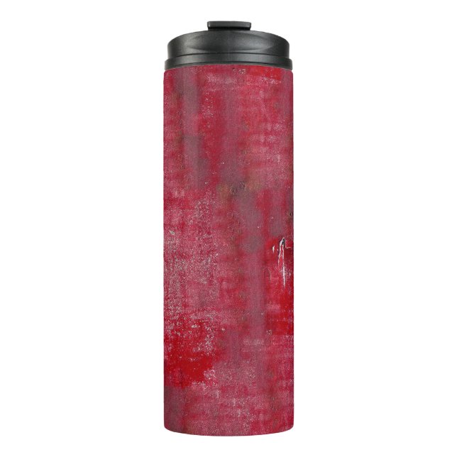 Termo Grunge rojo, abstracto, antiguo, arte, fondo, (Anverso)