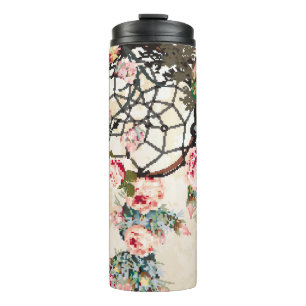 Termo Grunge vintage bo-ho fondo con sueño indio-