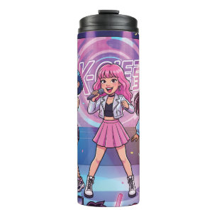 Termo Grupo de chicas de KPop de dibujos animados