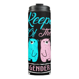Termo Guardián del Osito de Peluche Rosa y Azul de Géner