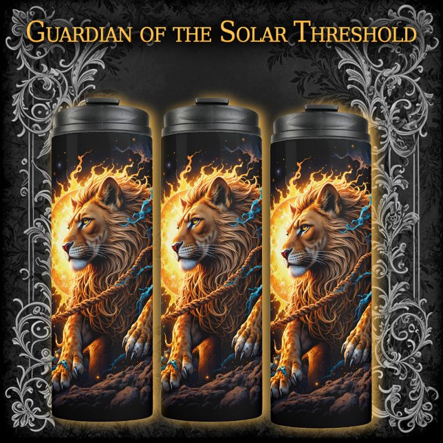 Termo Guardian of the Solar Threshold – Lion of Balance  (Subido por el creador)
