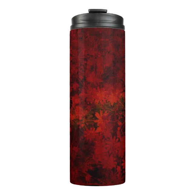 Termo Guay, arte moderno de estampado floral / floral (Anverso)