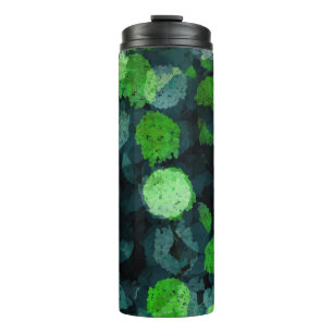 Termo Guay, arte único de estampado floral / floral