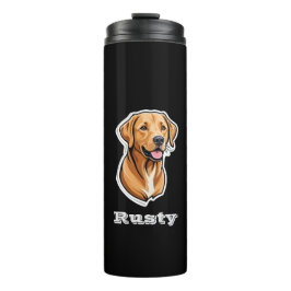 Termo Guay Labrador Recuperador Pegatina Personalizado F