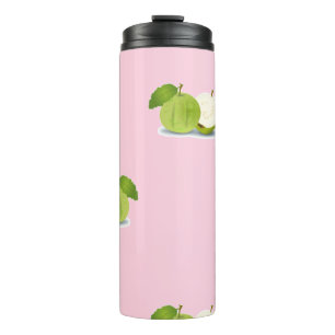 Termo Guayaba sobre rosa