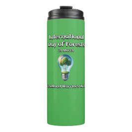 Termo Guerreros De Woodland Unen. Día de los Bosques (FD