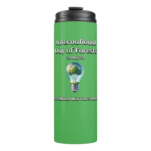 Termo Guerreros De Woodland Unen. Día de los Bosques (FD (Anverso)