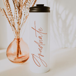 Termo Guión de graduación de terracota de fotografía ele