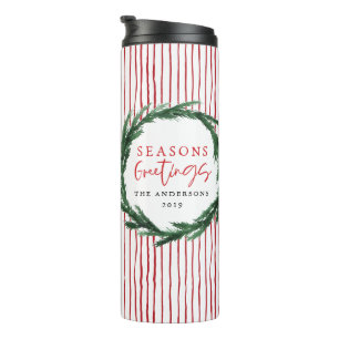 Termo Guirnalda de la acuarela + regalo de vacaciones