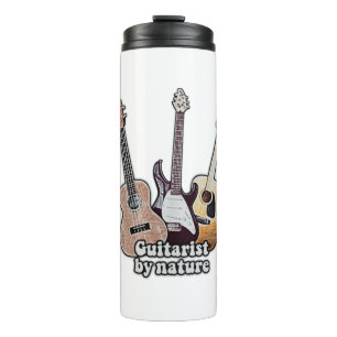 Termo Guitarista por naturaleza. divertida obra de guita