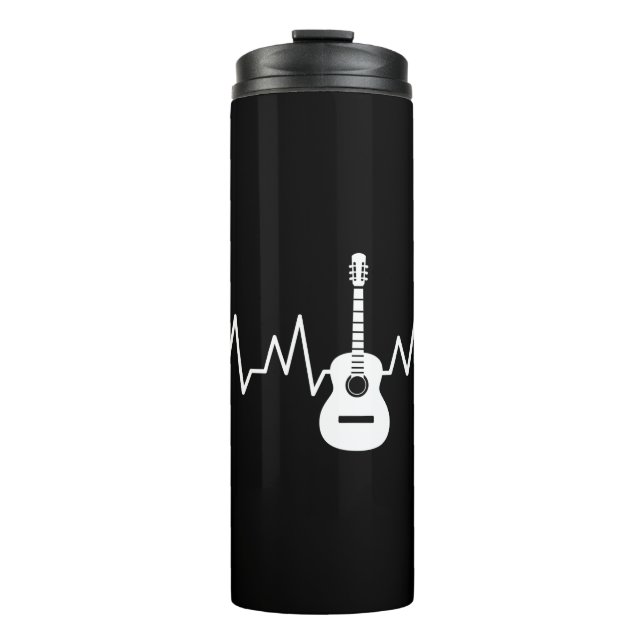 Termo Guitarra Acústica latir al corazón (Anverso)