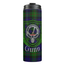 Gunn Scottish Clan Tartan & Crest