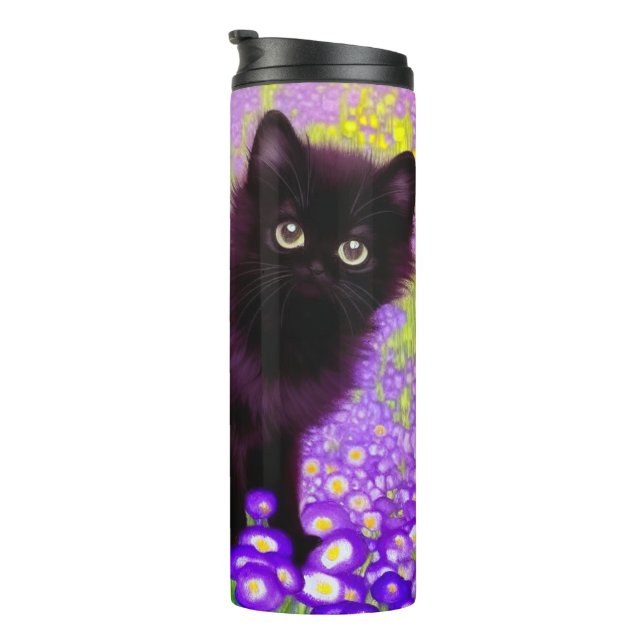 Termo Gustav Klimt Black Kitten (Rotado hacia la derecha)