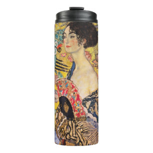 Termo Gustav Klimt - Dama con Abanico