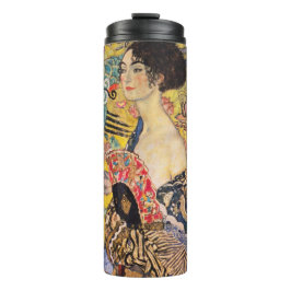 Termo Gustav Klimt - Dama de fans