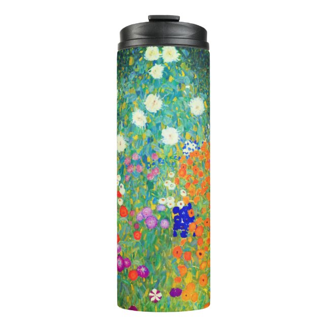 Termo Gustav Klimt Flower Garden (Anverso)