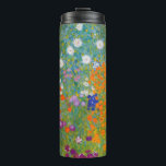 Termo Gustav Klimt - Jardín de flores<br><div class="desc">Jardín de flores - Gustav Klimt en 1905-1907</div>