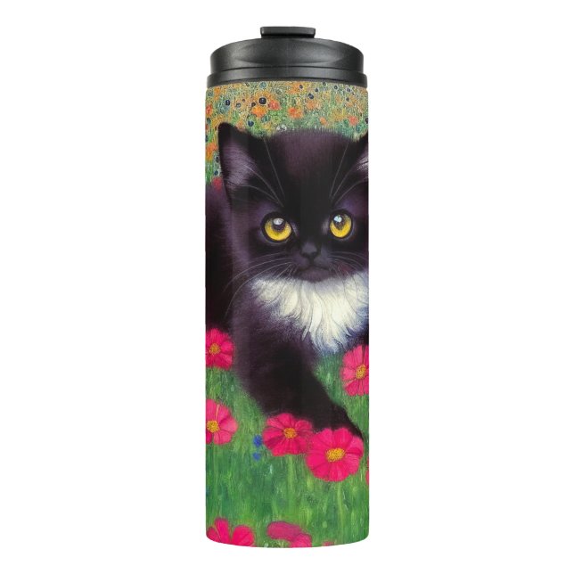 Termo Gustav Klimt Tuxedo Cat (Anverso)