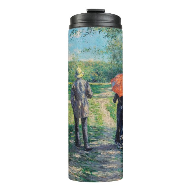 Termo Gustave Caillebotte - El camino cuesta arriba (Anverso)