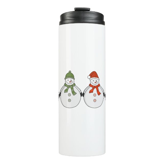 Termo Ha llegado el invierno de los hombres de nieve (Anverso)