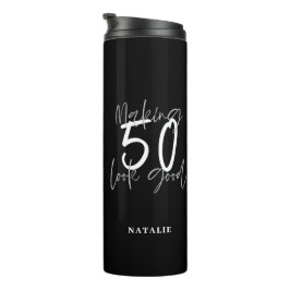 Termo Hacer que 50 parezca un buen cumpleaños personaliz