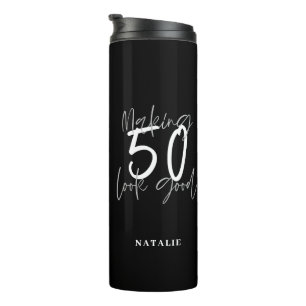 Termo Hacer que 50 parezca un buen cumpleaños personaliz