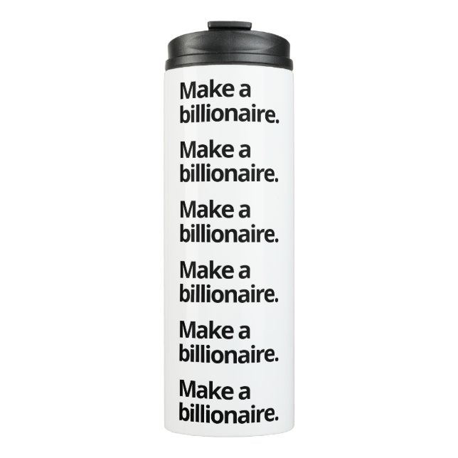 Termo Hacer un Tumbler Termal multimillonario (Anverso)