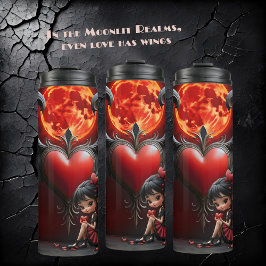Termo Hada del Día de San Valentín de Luna de Sangre