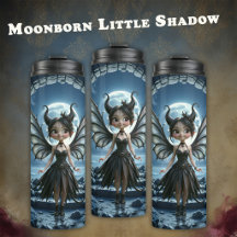Hada gótica adorable nacida de la luna, la pequeña