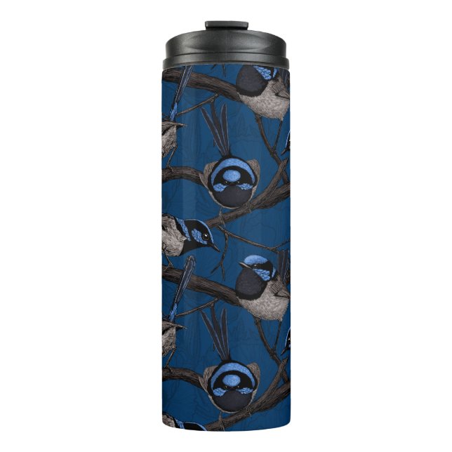 Termo Hadas nocturnas wrens termal tumbler (Anverso)