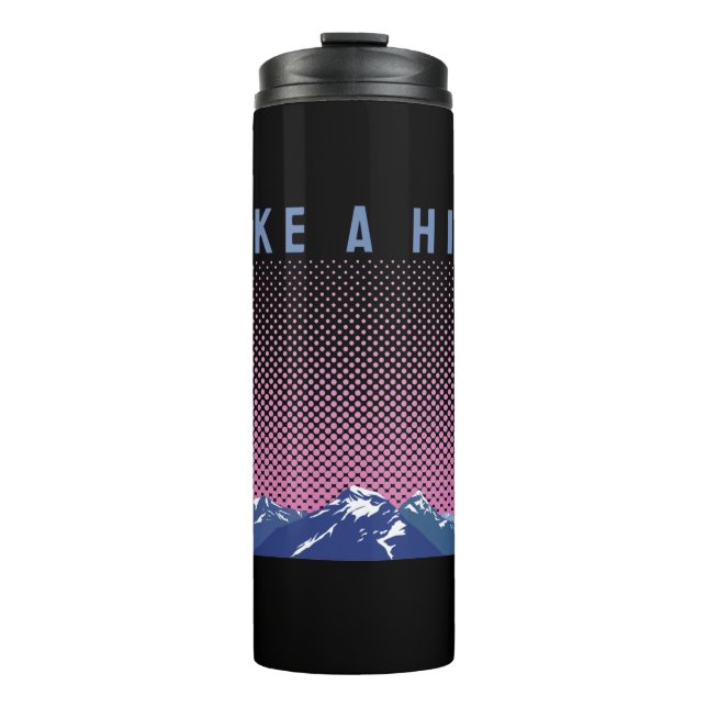 Termo Haga una excursión / Aventura al aire libre (Anverso)