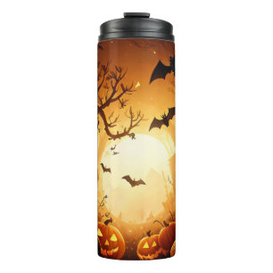 Termo Halloween/Bat/Calabaza/Caída