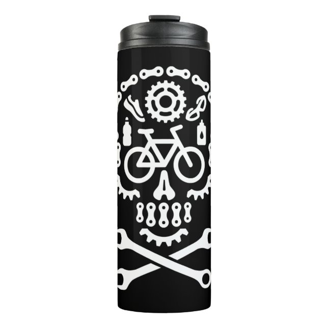 Termo Halloween bicicleta de montaña MTB ciclismo azúcar (Anverso)