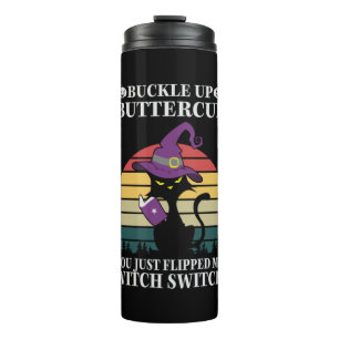 Termo Halloween Buckle Up Butter Cup Birthday