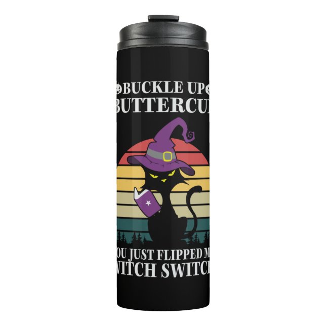 Termo Halloween Buckle Up Butter Cup Birthday (Anverso)